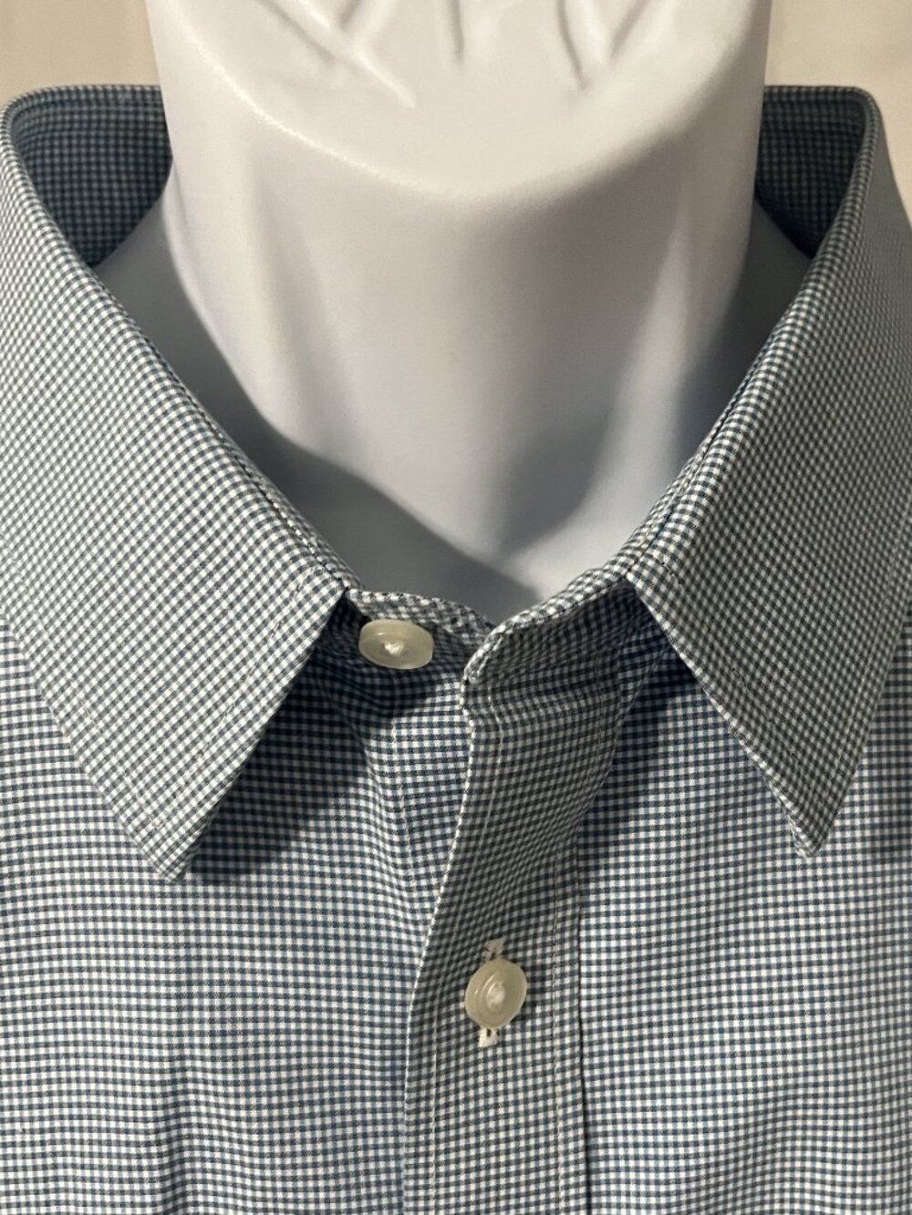 👔 UNTUCKit Men’s Wrinkle Free Slim Fit Shirt XL White & Blue Striped 👔